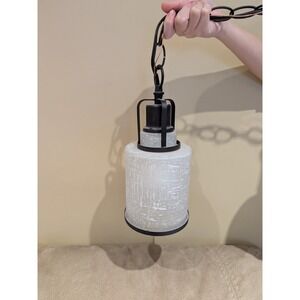 Rustic Ceiling Light Frosted Farmhouse‎ Loft Hanging Pendant Lamp Fixture